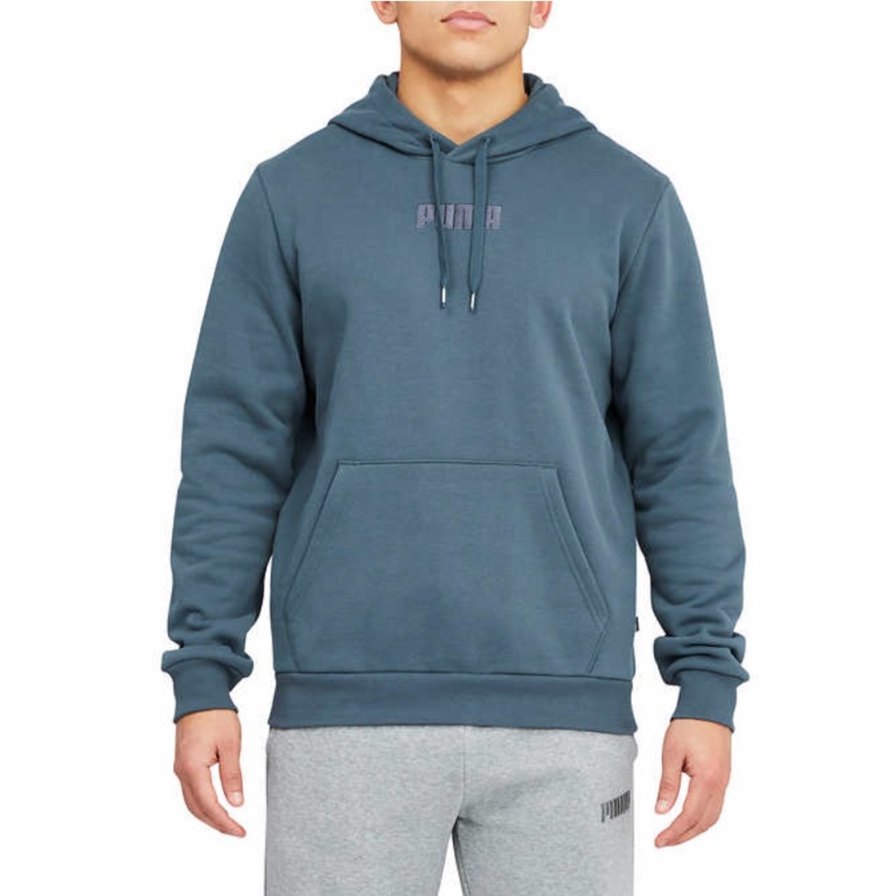Teal Puma Hoodie Sweatshirt
